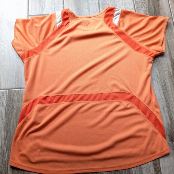 Reebok Women’s XL Orange Activewear Top Moisture-Wicking - Picture 2 of 10
